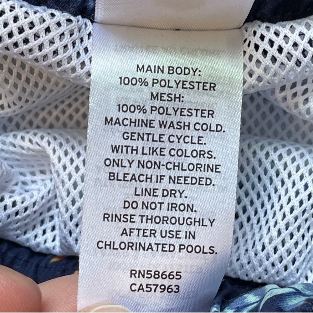 NWOT Tucker & Tate Navy Multi Dinosaur Swim Trunks Size 2 - Picture 6 of 7